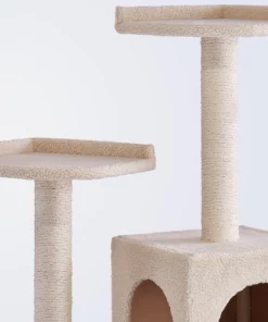 Frisco 57-in Faux Fur Cat Tree & Condo -PetNest Shop 101805 PT2. SY630 V1477315558