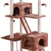 Frisco 72-in Large Base Faux Fur Cat Tree & Condo -PetNest Shop 101809 MAIN. SY630 V1584451049