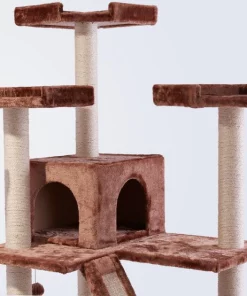 Frisco 72-in Large Base Faux Fur Cat Tree & Condo 10 Frisco 72-in Large Base Faux Fur Cat Tree & Condo -PetNest Shop 101809 PT2. SY630 V1584452233