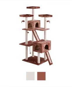 Frisco 72-in Large Base Faux Fur Cat Tree & Condo 13 Frisco 72-in Large Base Faux Fur Cat Tree & Condo -PetNest Shop 101809 PT5. SY630 V1584453202