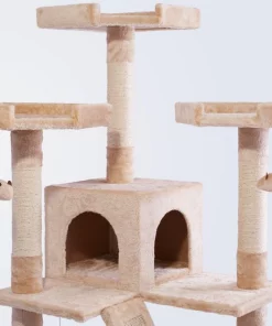 Frisco 72-in Faux Fur Cat Tree & Condo -PetNest Shop 101811 PT2. SY630 V1584452111