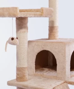 Frisco 72-in Faux Fur Cat Tree & Condo -PetNest Shop 101811 PT3. SY630 V1584452396