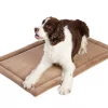 Frisco Micro Terry Dog Crate Mat, Taupe