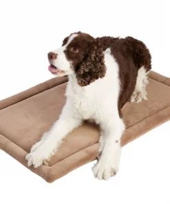 Frisco Micro Terry Dog Crate Mat, Taupe