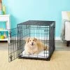 Frisco Heavy Duty Fold & Carry Double Door Collapsible Wire Dog Crate