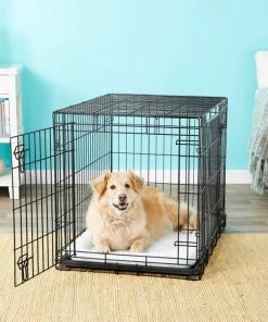Frisco Heavy Duty Fold & Carry Double Door Collapsible Wire Dog Crate -PetNest Shop 109790 PT6. SY630 V1550177062