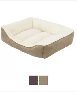 Frisco Rectangular Bolster Cat & Dog Bed -PetNest Shop 113274 PT2. SY630 V1566318483