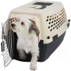Frisco Plastic Dog & Cat Kennel, Almond & Black 2 Frisco Plastic Dog & Cat Kennel, Almond & Black -PetNest Shop 120134 MAIN. SY630 V1569020560