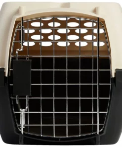 Frisco Plastic Dog & Cat Kennel, Almond & Black -PetNest Shop 120134 PT6. SY630 V1569020557