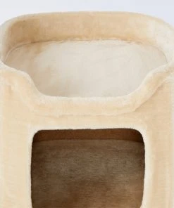 Frisco 24-in 2-Story Faux Fur Cat Condo -PetNest Shop 128083 PT2. SY630 V1584452521