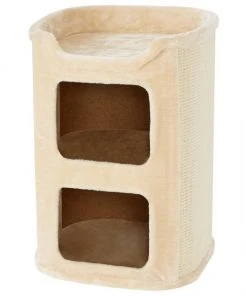 Frisco 24-in 2-Story Faux Fur Cat Condo -PetNest Shop 128083 PT5. SY630 V1584453167