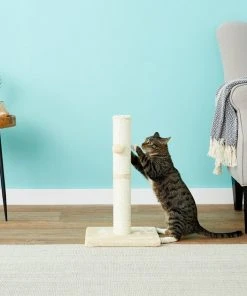 Frisco 21-in Sisal Cat Scratching Post with Toy