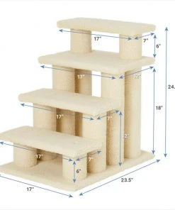 Frisco 18.5 or 24.5 Inch 2-in-1 Cat & Dog Stairs -PetNest Shop 140154 PT1. SY630 V1584451550