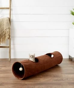 Frisco 47-in Foldable Crinkle Play Tunnel with 2 Windows -PetNest Shop 140168 PT2. SY630 V1520884186