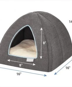 Frisco Igloo Covered Cat & Dog Bed 11 Frisco Igloo Covered Cat & Dog Bed -PetNest Shop 144836 PT2. SY630 V1647881252