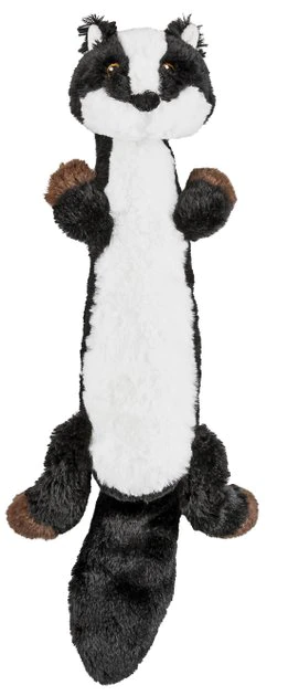 Frisco Skinny Plush Squeaking Skunk Dog Toy 3 Frisco Skinny Plush Squeaking Skunk Dog Toy