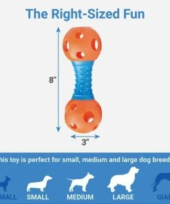 Frisco Rubber Dumbbell Dog Toy -PetNest Shop 147108 PT2. SY630 V1544022714