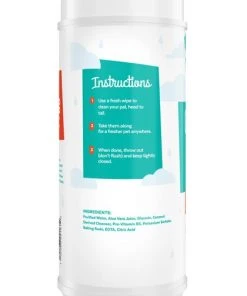 Frisco Hypoallergenic Waterless Grooming Wipes with Aloe for Dogs & Cats, Unscented, 50 count -PetNest Shop 152581 PT2. SY630 V1600698443