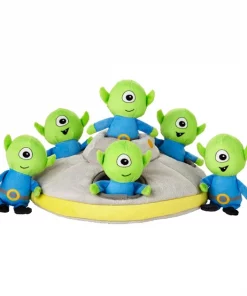 Frisco Hide & Seek Plush Flying Saucer Puzzle Dog Toy