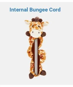 Frisco Bungee Plush Squeaking Giraffe Dog Toy -PetNest Shop 152822 PT2. SY630 V1549657994