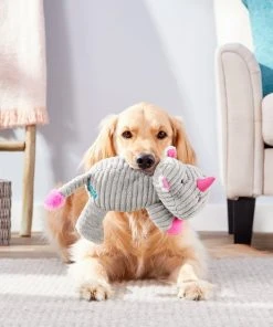 Frisco Corduroy Plush Squeaking Rhino Dog Toy -PetNest Shop 152828 PT2. SY630 V1549654987