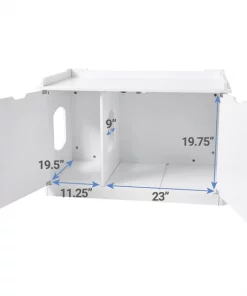 Frisco Decorative Bench Cat Litter Box Cover -PetNest Shop 156788 PT4. SY630 V1570480051