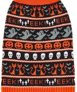 Frisco Halloween Fair Isle Dog & Cat Sweater -PetNest Shop 158893 PT5. SY630 V1567179432