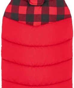 Frisco Boulder Plaid Insulated Dog & Cat Puffer Coat -PetNest Shop 160221 PT3. SY630 V1567001520