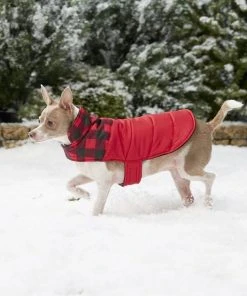 Frisco Boulder Plaid Insulated Dog & Cat Puffer Coat -PetNest Shop 160221 PT6. SY630 V1567617225