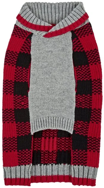 Frisco Buffalo Plaid Dog & Cat Sweater 6 Frisco Buffalo Plaid Dog & Cat Sweater - Image 4