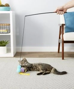 Frisco Bird Teaser with Feathers Cat Toy -PetNest Shop 161199 PT2. SY630 V1568910139