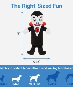 Frisco Halloween Living Dead Monsters Plush Squeaky Dog Toy, 3 count -PetNest Shop 161345 PT3. SY630 V1563230323