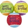 Frisco Fetch Squeaking Birthday Tennis Ball Dog Toy, 3-Pack -PetNest Shop 162914 Main. SY630 V1565379552