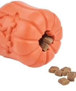 Frisco Halloween Pumpkin Rubber Treat Dispenser Dog Toy -PetNest Shop 164763 PT3. SY630 V1563808940