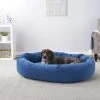 Frisco Velvet Round Bolster Dog Bed w/Removable Cover 2 Frisco Velvet Round Bolster Dog Bed w/Removable Cover -PetNest Shop 165319 Main. SY630 V1568211780
