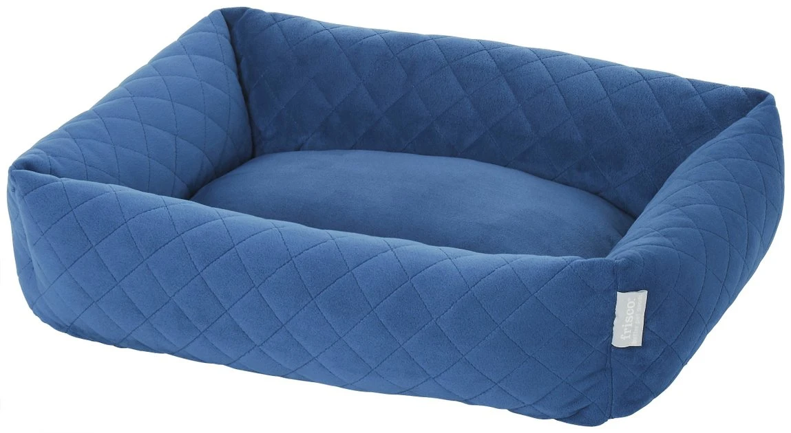 Frisco Velvet Rectangular Bolster Cat & Dog Bed 5 Frisco Velvet Rectangular Bolster Cat & Dog Bed - Image 3