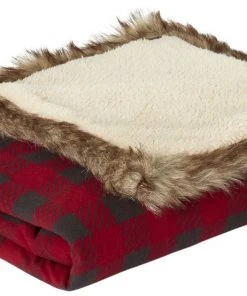 Frisco Buffalo Check Cuddler Pet Bed & Gift Set -PetNest Shop 165333 PT3. SY630 V1578442877