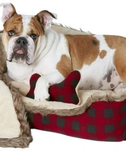 Frisco Buffalo Check Cuddler Pet Bed & Gift Set -PetNest Shop 165333 PT5. SY630 V1578443432