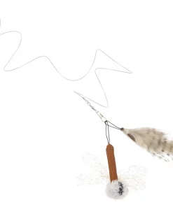 Frisco Meowgic Wands Wire Bug & Mouse Teaser Cat Toy, 2-Pack