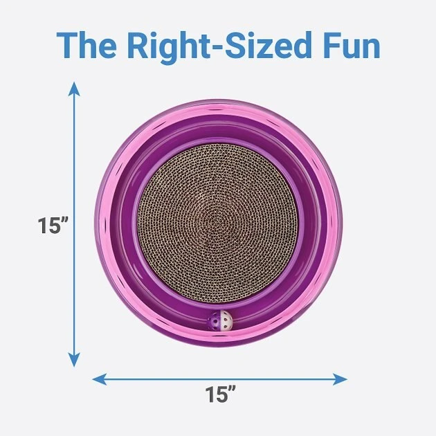 Frisco Scratch & Roll Scratcher Cat Toy with Catnip 4 Frisco Scratch & Roll Scratcher Cat Toy with Catnip - Image 2