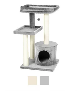 Frisco 42-in Heavy Duty Faux Fur Cat Tree & Condo -PetNest Shop 169398 PT6. SY630 V1584453503