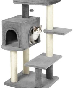 Frisco 48-in Heavy Duty Faux Fur Cat Tree & Condo 10 Frisco 48-in Heavy Duty Faux Fur Cat Tree & Condo -PetNest Shop 169399 PT2. SY630 V1569622082