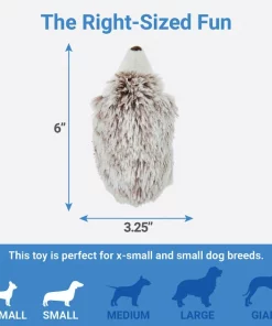 Frisco Plush Squeaking Hedgehog Dog Toy -PetNest Shop 174677 PT1. SY630 V1574719121