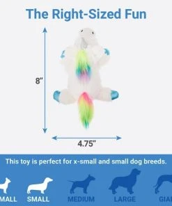 Frisco Mythical Mates Plush Squeaking Unicorn Dog Toy -PetNest Shop 174689 PT1. SY630 V1574719127