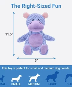 Frisco Textured Plush Squeaking Hippo Dog Toy 6 Frisco Textured Plush Squeaking Hippo Dog Toy -PetNest Shop 174697 PT1. SY630 V1574719130