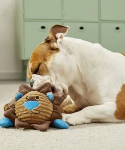 Frisco Corduroy Plush Squeaking Lion Dog Toy -PetNest Shop 174703 PT2. SY630 V1573492704