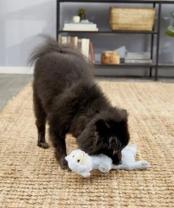 Frisco Skinny Plush Squeaking Lamb Dog Toy -PetNest Shop 174711 PT2. SY630 V1573597396