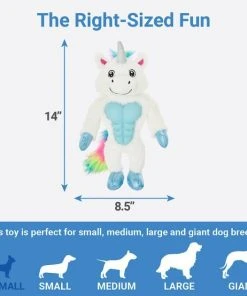 Frisco Muscle Plush Squeaking Unicorn Dog Toy 6 Frisco Muscle Plush Squeaking Unicorn Dog Toy -PetNest Shop 174717 PT1. SY630 V1574719139