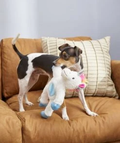 Frisco Plush with Inside Rope Squeaking Unicorn Dog Toy -PetNest Shop 174727 PT2. SY630 V1573492717