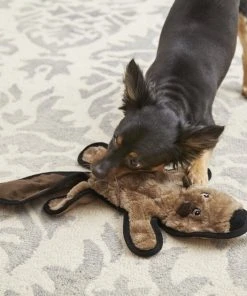 Frisco Flat Plush Squeaking Beaver Dog Toy -PetNest Shop 174729 PT2. SY630 V1573492725